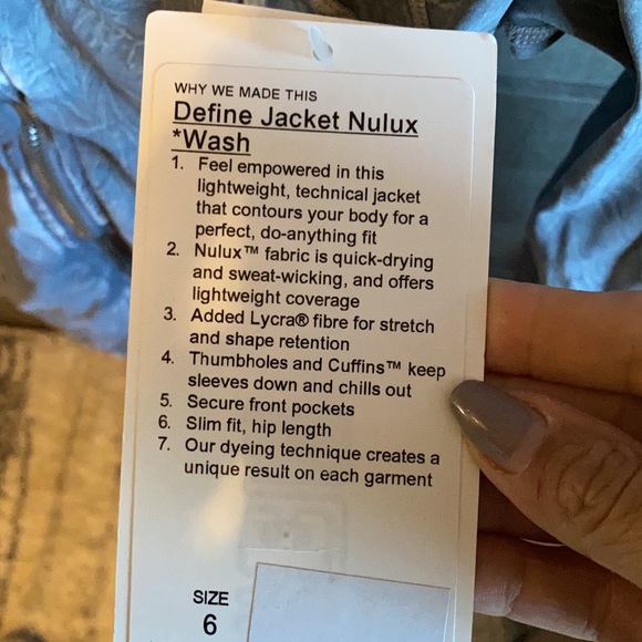 Lululemon define jacket - Picture 2 of 2